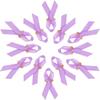 100pcs Awareness Enamel Lapel Pin Ribbon Brooch Breast Cancers Health Care Public Welfare Badges Jewelry Accessories