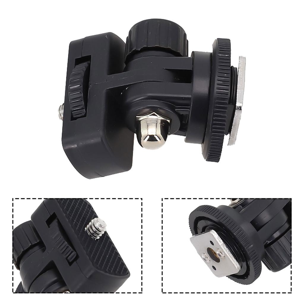 Plastic Hot Cold Shoe Base Mount 1/4 Screw Cold Shoe Mount Adapter For DSL RMirrorless Cameras Flash LED Light Monitor