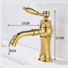 Chrome Basin Faucets Modern Gold Deck Mounted Bathroom Mixer Faucets High Bathroom Sink Faucet Taps