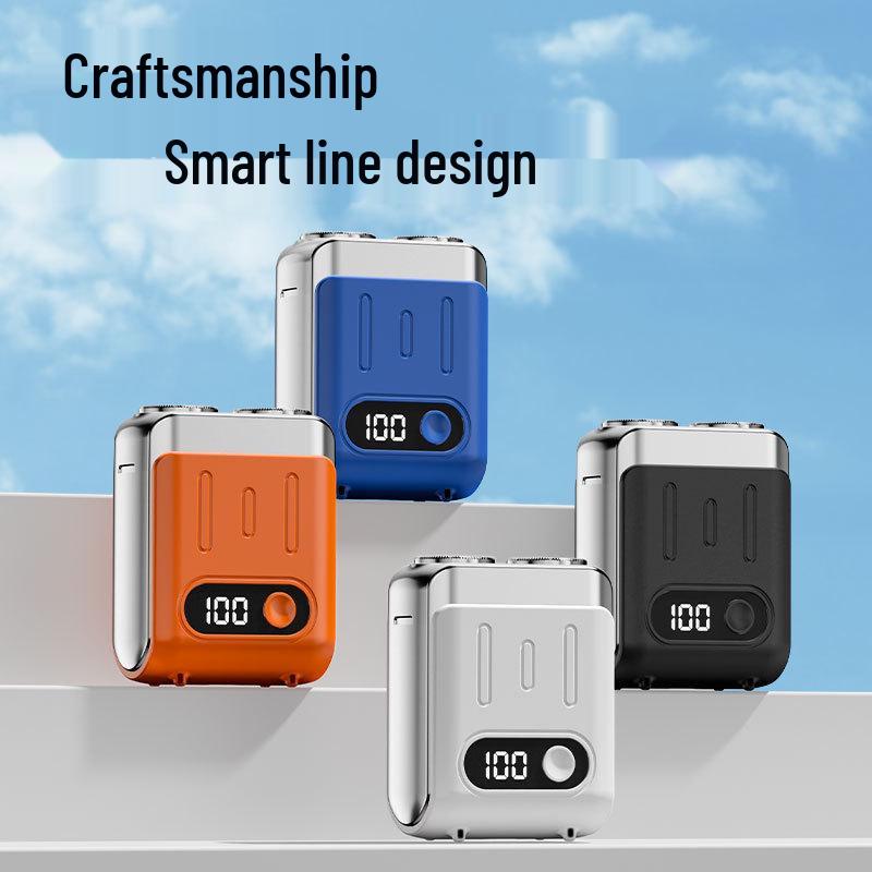 Compact Rechargeable Travel Shaver for Men