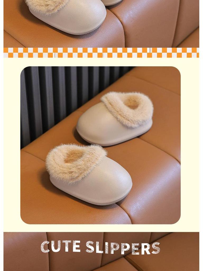 Wasserdichte Schneestiefel aus Baumwolle für Babys und Kleinkinder: Warmer Stil mit Fersenschutz für Herbst & Winter, Bereit für den Außenbereich