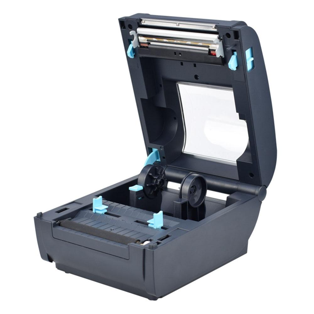 

ZJ-9210 110mm Thermal Label Printer Portable Mini Label Printer USB+Bluetooth-compatible Interface Grey White/EU Plug