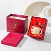 Nu Feng Apple Mug with Lid and Spoon