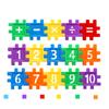 100 Pezzi Blocchi da Costruzione Numeri Giocattolo Fai da Te Particelle Grandi Colorati Mattoncini da Assemblare Creativi Blocchi Matematici Giocattolo per l'Educazione Precoce dei Bambini