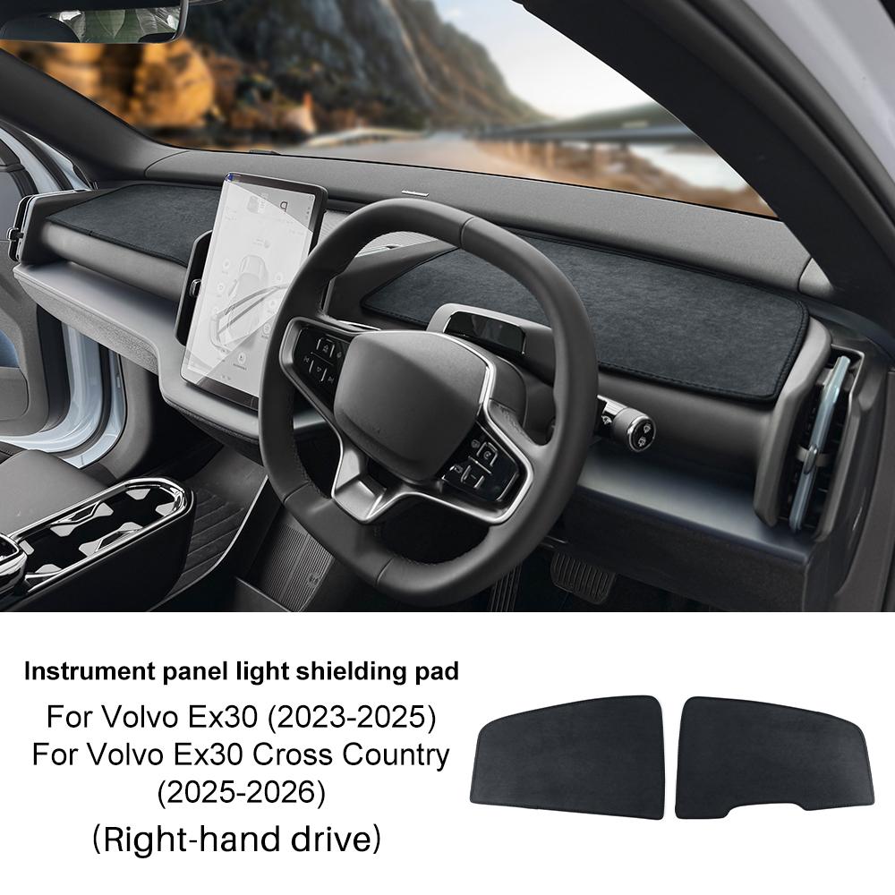 Premium Flannel For Volvo EX30 2023 2024 2025 2026 Ex30 Cross Country Car Dashboard Cover Mat Avoid Light Pad Anti-UV LHD RHD