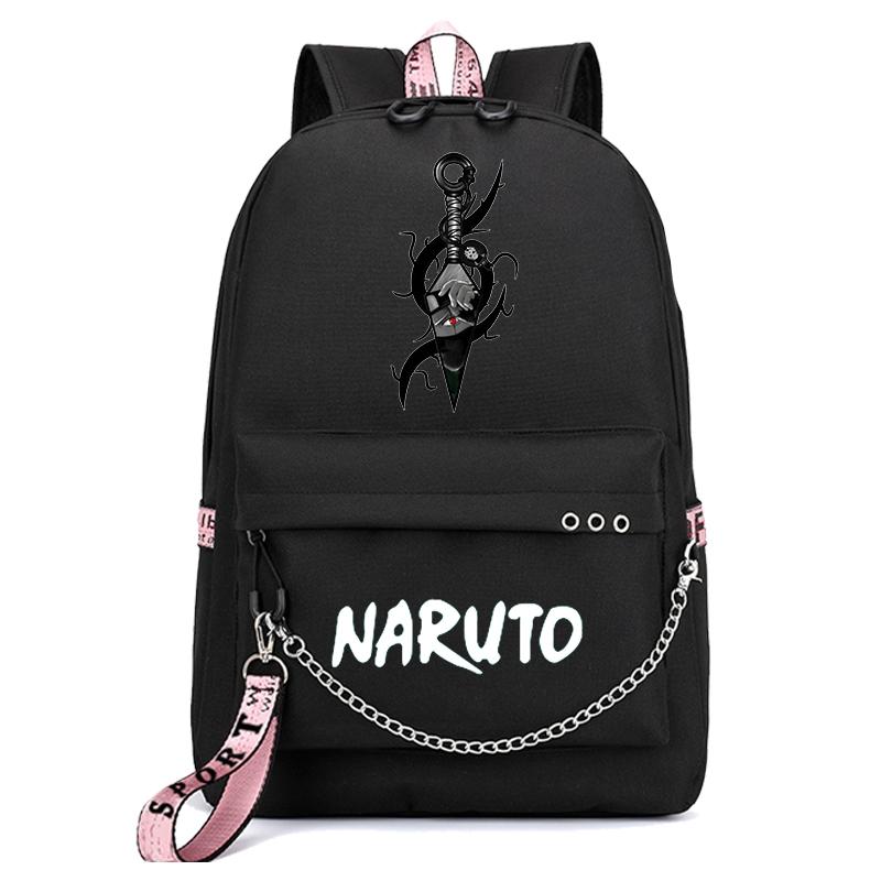 Anime Naruto Backpack Student Bookbag for Boy Girl Back To School Backpack Kawaii Backpack Bag Men Women Leisure Travel Bag