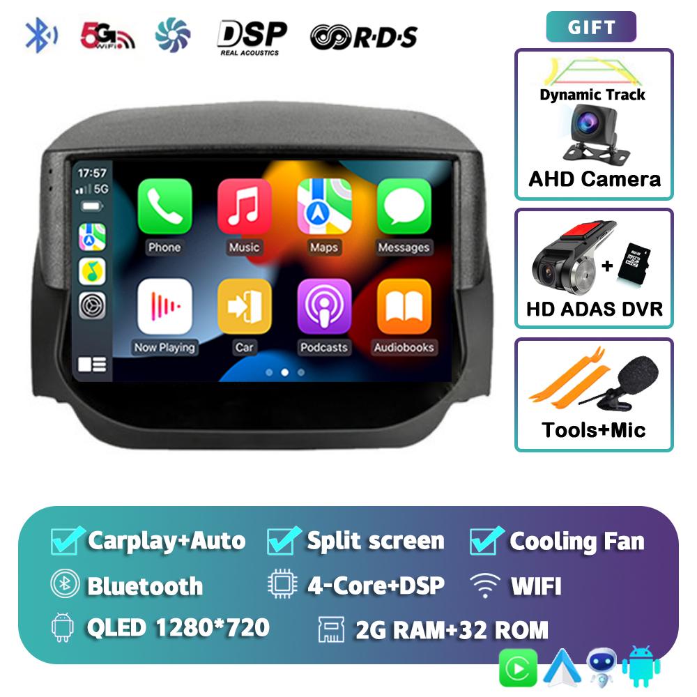 Android 14 Carplay Auto Car Radio For Ford EcoSport Eco Sport 2014 2015 2016 2017 2018 GPS Recorder Multimedia Player 4G+BT DSP