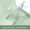 Stainless Steel Nail Clippers & Cuticle Nipper for Home & Salon Use