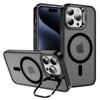 Compatible with MagSafe for iPhone 15 Pro Case PC+TPU+Metal Kickstand Phone Cover
