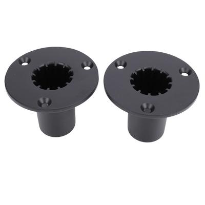 2pcs Speaker Stand Top Hat Aluminum Alloy Metal Speaker Tripod Stand Internal Mount Adapter Base for DJ PA