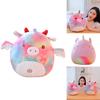 Cute Unicorn Plush Toy Bat Pillow For Kids Rainbow Pig Cat Cow And Bat Designs 35cm