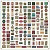 145Pcs/Set Retro HongKong Label Mini Diary Manual Stickers DIY Scrapbooks Album Decor Decals Stickers