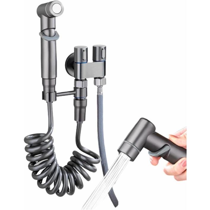 Двухвентильный кран с двумя выходами, Двухвентильный смеситель для ванной, Двухвентильный вентиль для биде и душа (Двухпозиционный клапан с