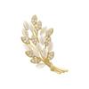 High-end Wheat Ear Brooch, Light Luxury Style, High-end Pin, Design Sense, Niche Corsage Coat, Rhinestone Accessory