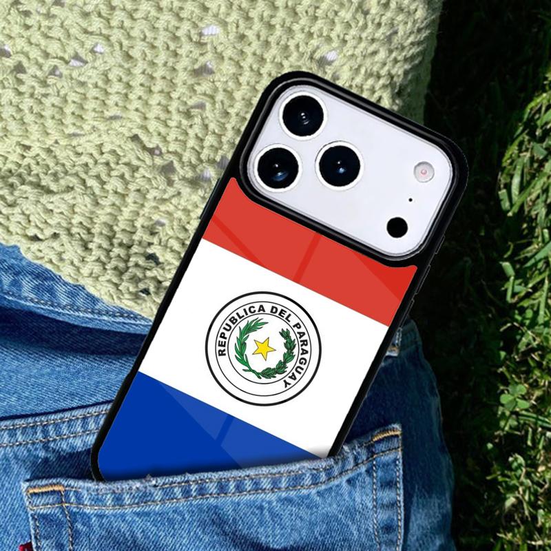 Paraguay Flag soft mobile phone case Compatible with IPhone 17 16 15 14 13 12 11Pro Max 17 Air cover