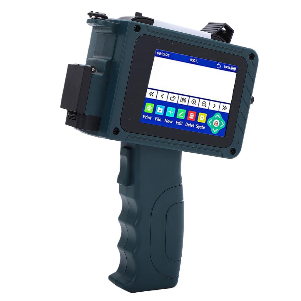 Impressora Inkjet Portátil 12,7 mm Máquina Codificadora Inkjet de Secagem Rápida com Cartucho de Tinta para Data Número Saco Plástico