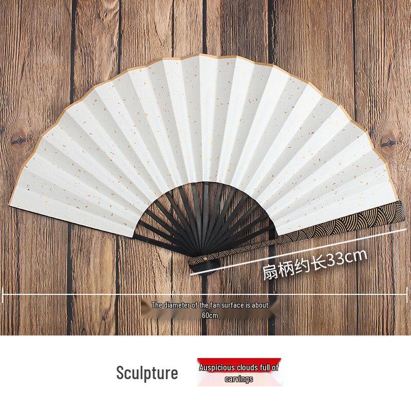 Складной веер LIEI из китайской бумаги Сюань, изготавливаемый на заказ