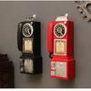Retro Resin Telephone Ornament