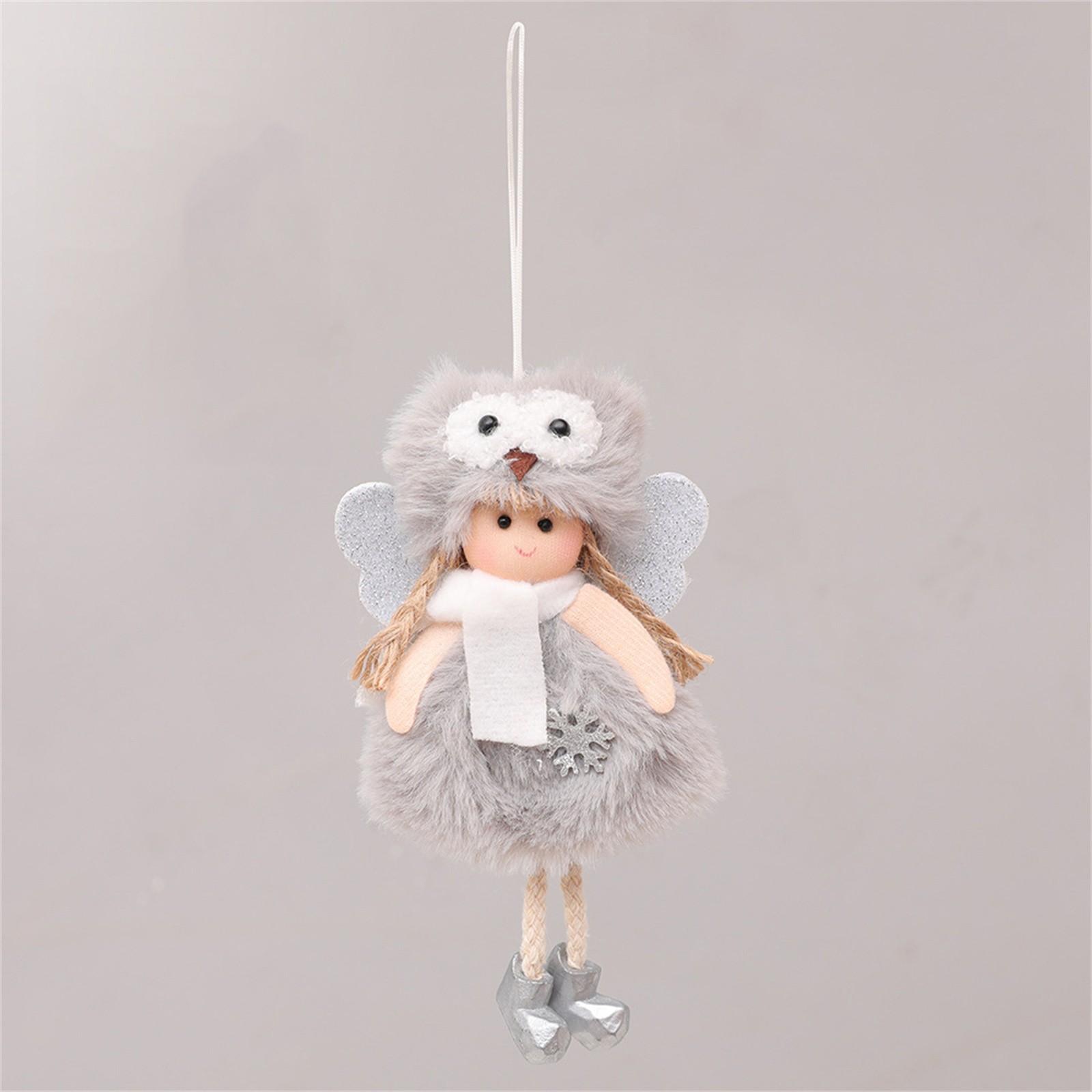 

Рождественская елка, креативное украшение, кулон, милый ангел, кружевная кукла, подвеска