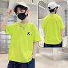 Kids' Cotton Letter Print Short Sleeve T-Shirt - Boys' Summer Wear, Trendy and Stylish Loose Fit Top