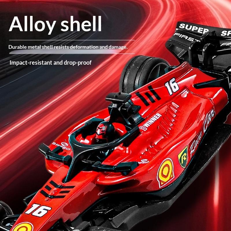 AAXQ1 2026 New Rc Car 1:64 Mini Alloy Car Model, Adjustable Lighting Formula Racing, Children'S Remote Control Car