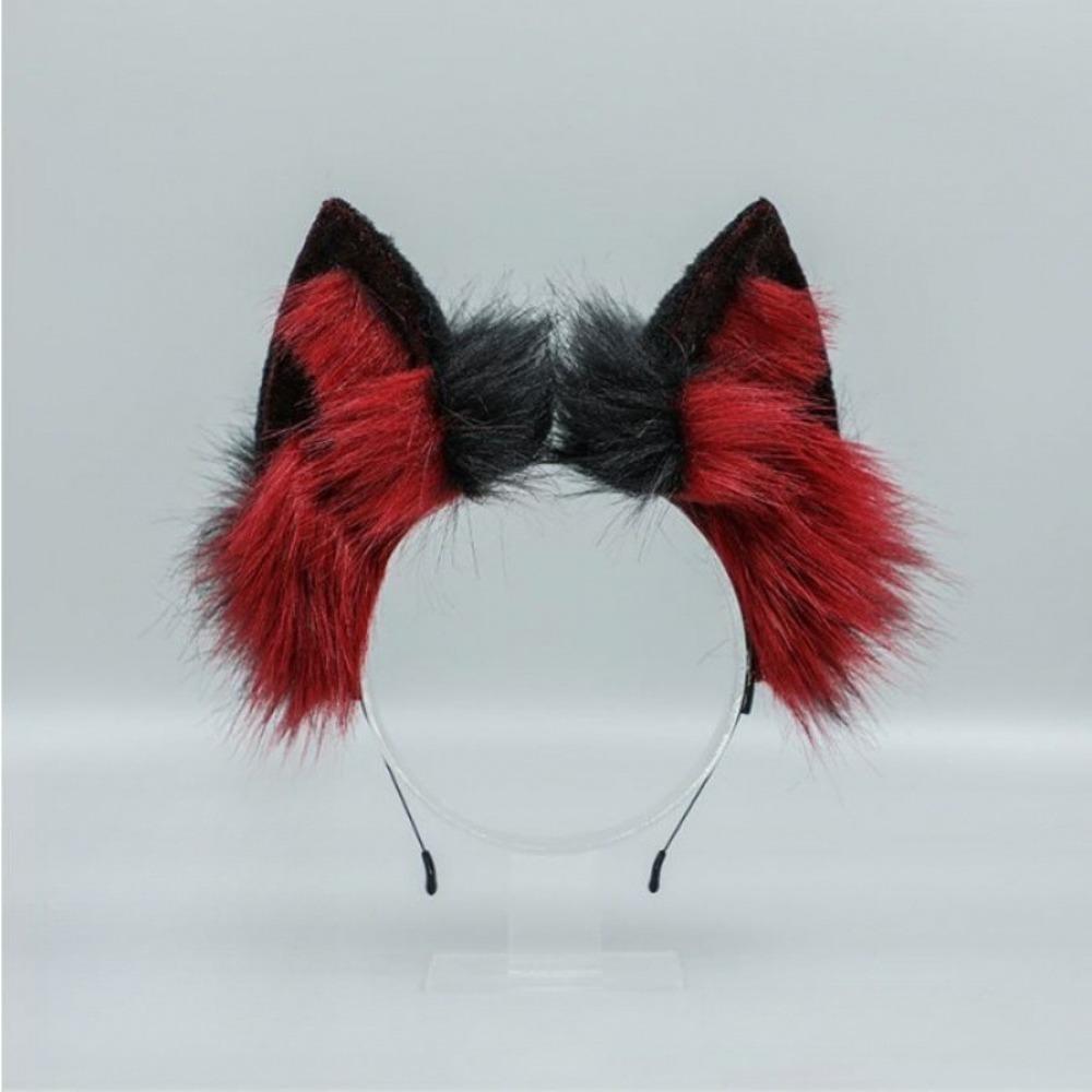 Animals Cat Ears Headband Lolita Furry Cosplay Headwear Cute Wolf Dog Hair Band  Student
