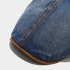 Fashion Washed Denim Beret Hat Short Brim Vintage Newsboy Cap Adjustable Peaked Cap Unisex