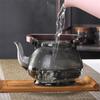 Large Capacity 1000ml Steaming and Boiling Heat-resistant Glass Teapots With Infuser Filter Wooden Handle Lifting Beam Tea Pot