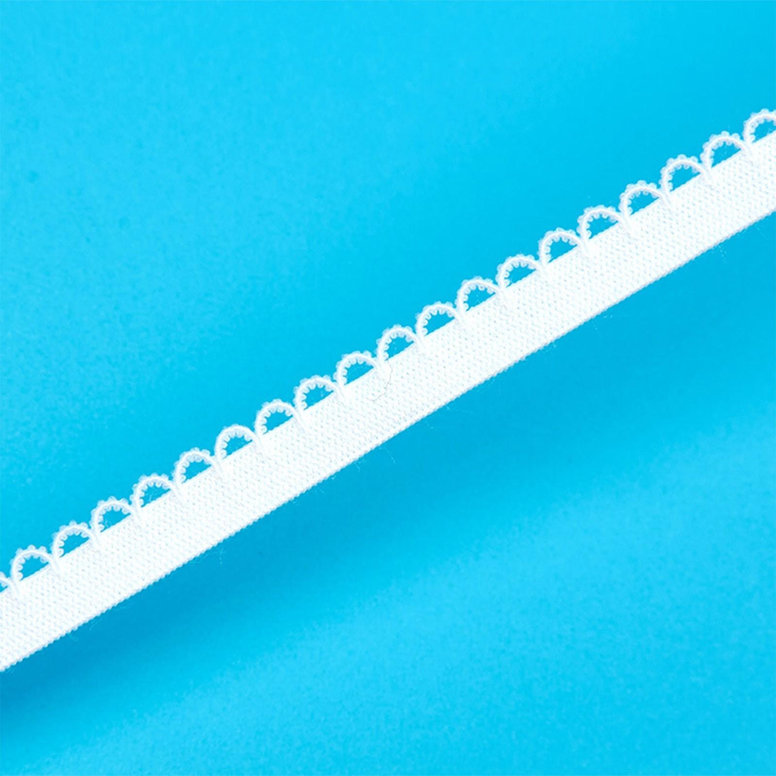 

Эластичная лента эластичное кружево 0,9 см полумесяц нижнее белье плечевой ремень зубчатый край лента One Size