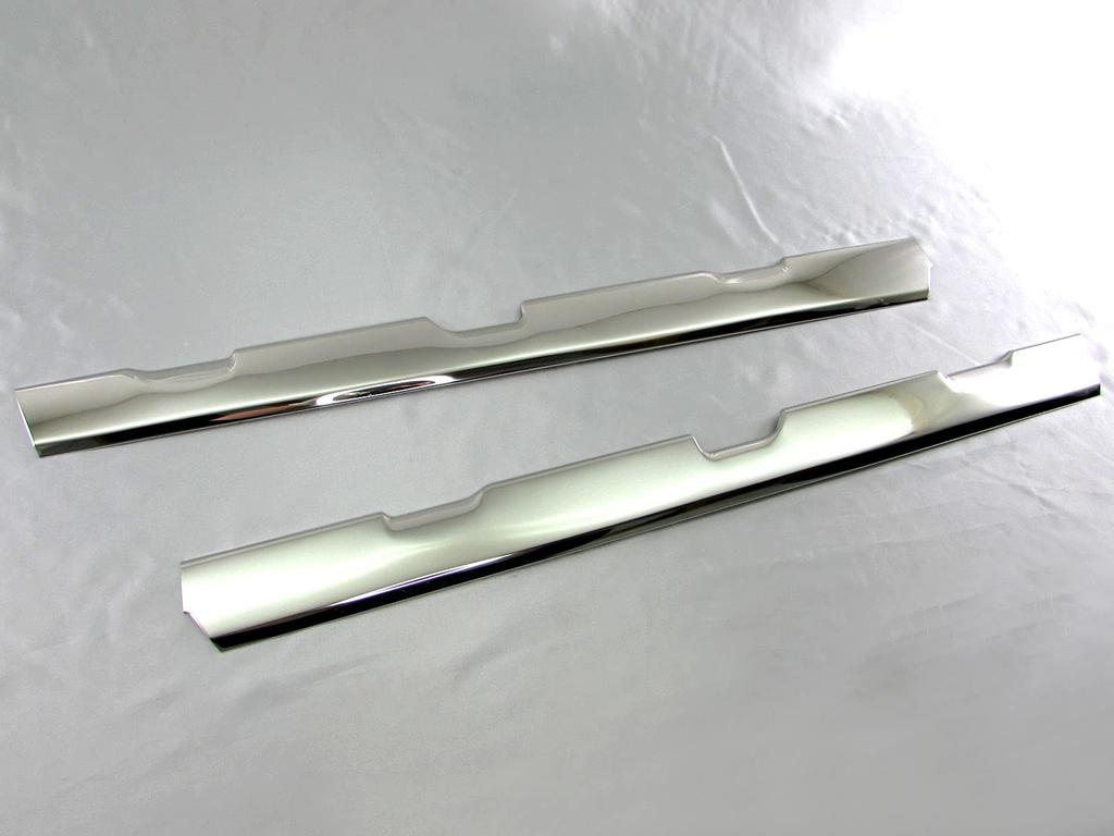 BRIGHTZ Finish Stainless Steel Plated Grille Upper Cover for Mitsubishi Fuso Super Great Ultra-Mirror (2-Piece Set) [Truck-L-086]
