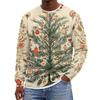 Sudadera de cuello redondo navideña para hombre