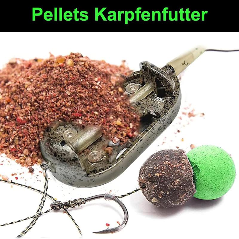 3/4/6 ks Krmítka na kapry Method Feeder, 20g/30g/40g/50g/60g Rybářská krmítka s formičkou pro rychlé uvolnění, Příslušenství pro lov kaprů