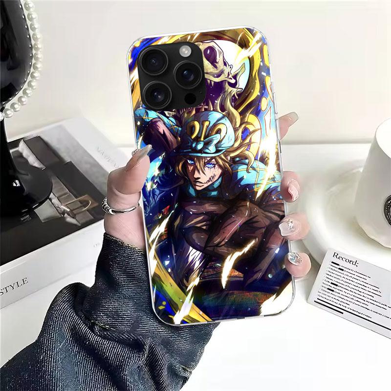 JoJo Adventure Dio Diego Brando Soft Phone Case For IPhone 11 17 Air 16E 16 Pro Max 15 + 14 Plus 13 Mini 12 Apple 7 SE 8 Fundas