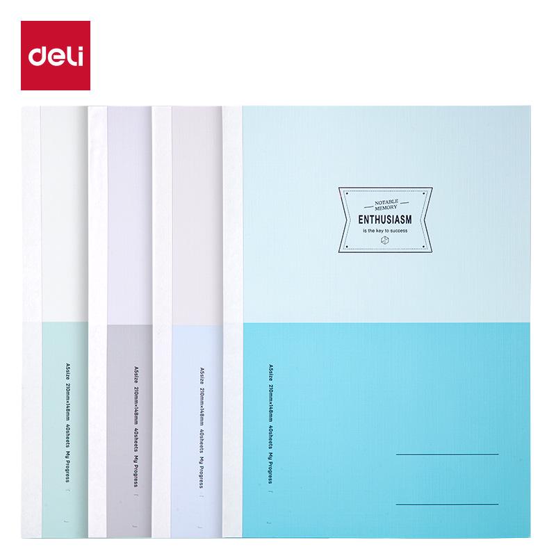 Deli A5 Thick Soft Notebook, Wireless Binding - Perfect Practice Book for Students
