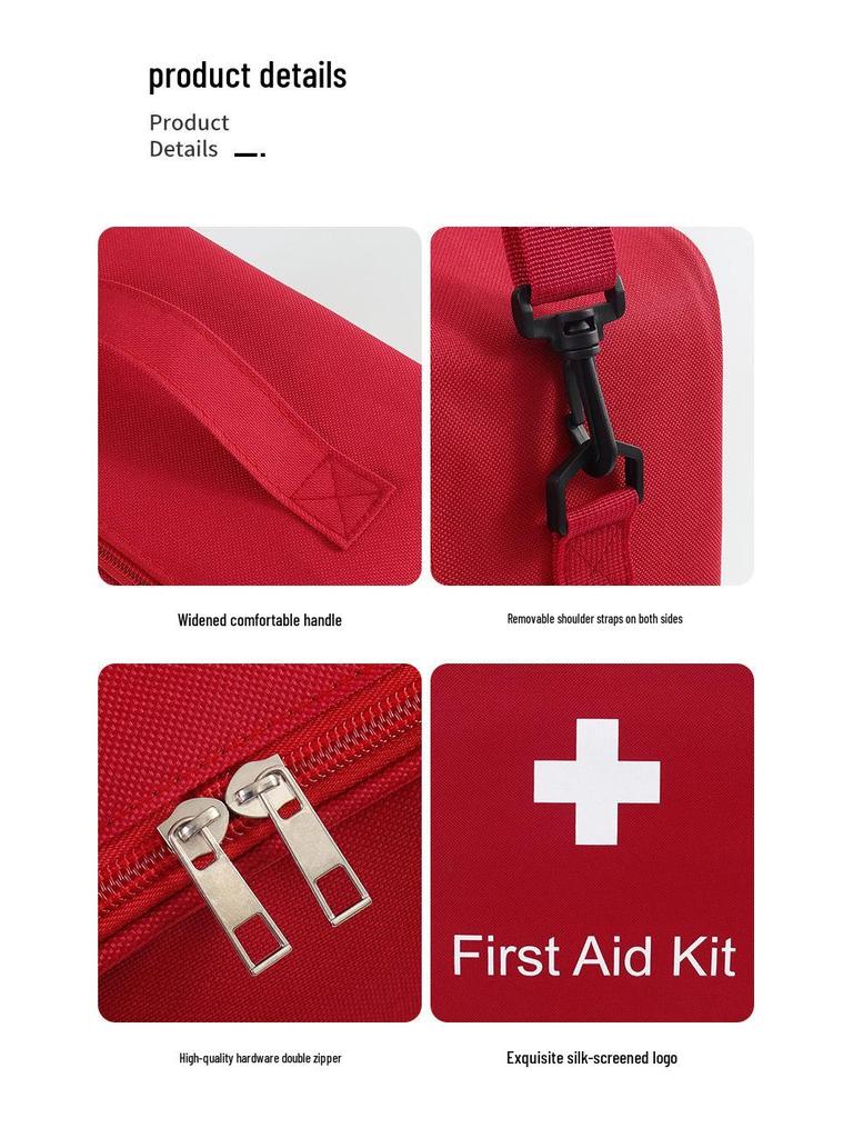 Portable Medicine Storage Bag - Large Capacity Family First Aid Kit