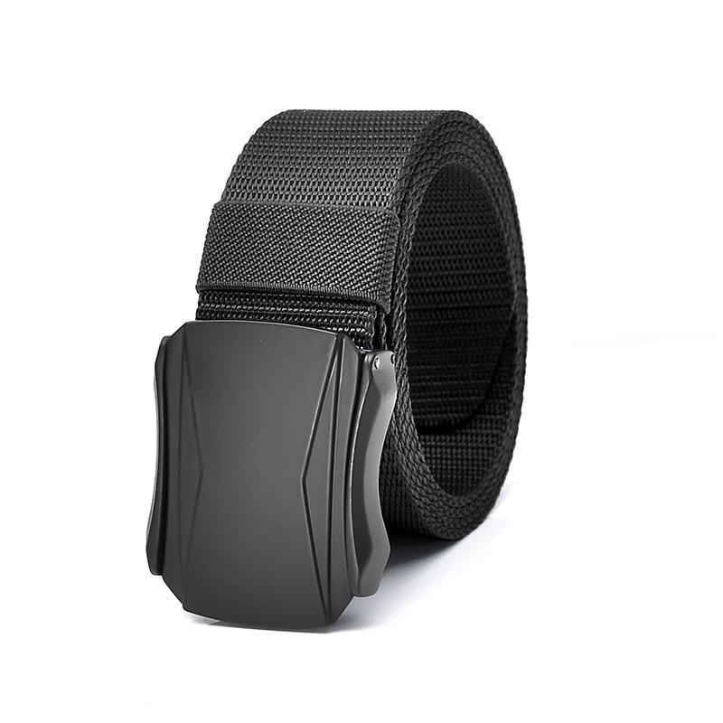New Alloy Outdoor Tactical Nylon Belt Workwear Men's Trouser Belt Training Sports Elastic Belt Tide