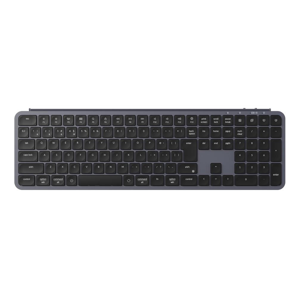 Keychron B6 Pro Ultra-Slim Wireless Keyboard, Full-Size, with Numeric Keypad, ZMK Customization, Scissor Switches, 2.4 GHzBluetooth 5.2Wired