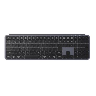 Keychron B6 Pro Ultra-tenká bezdrátová klávesnice, Plná velikost, s numerickou klávesnicí, ZMK přizpůsobení, Nůžkové spínače, 2,4 GHzBluetooth 5.2Drátová
