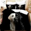 Cute Dog Lovely Puppy Pet Bedding Set 3D Printed Suitable For Bedroom Duvet Cover Set With Pillowcases Kids Home Textile