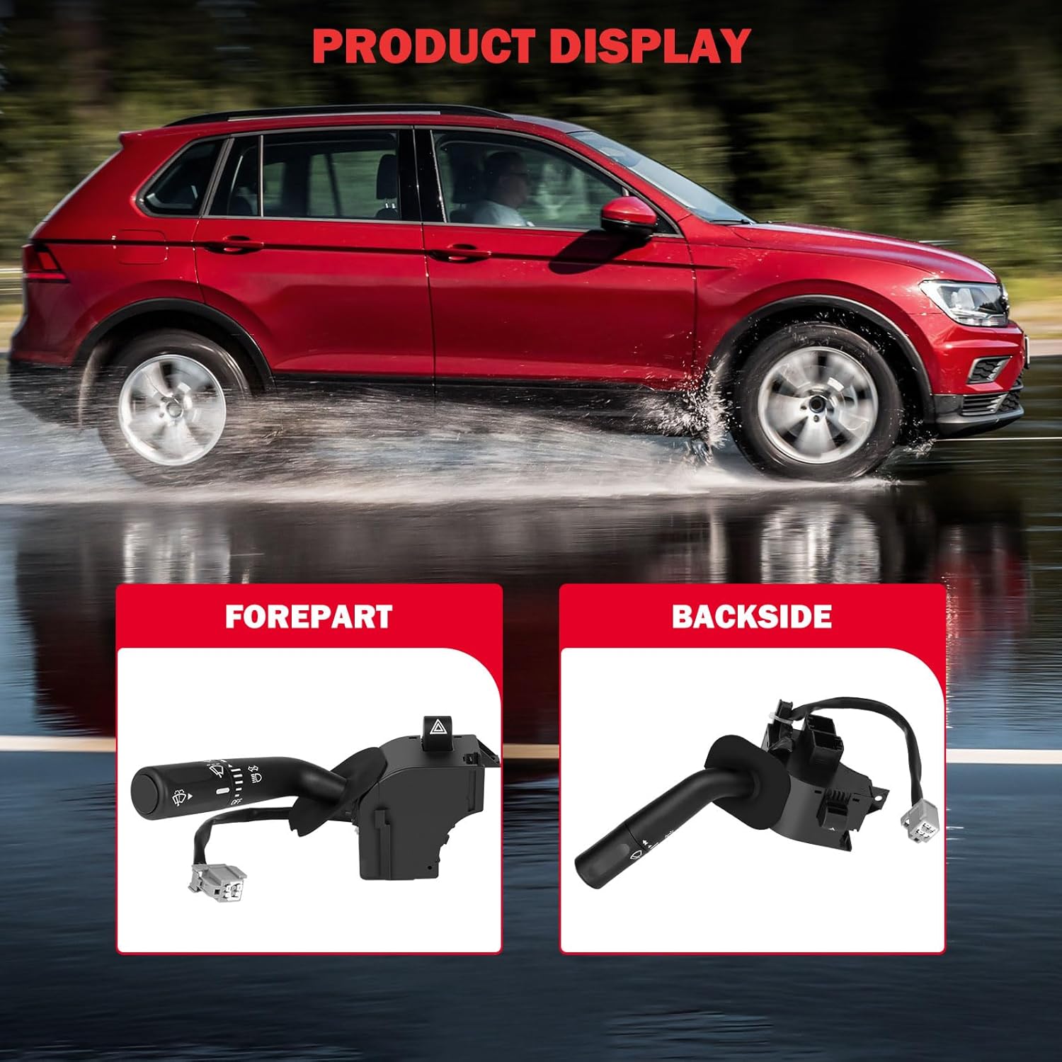 Turn Signal Wiper Dimmer Combination Multi-Function Switch Fit for 2006 2007 2008 for Ford F150 Truck Combination Switch Premium Replacement