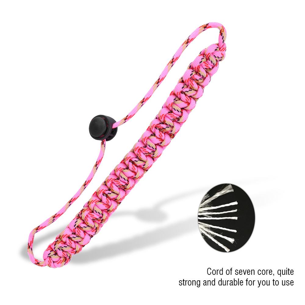 Hand Wrist Rope Diving Pointer Anti Lost Underwater Camera Strap (Pink)