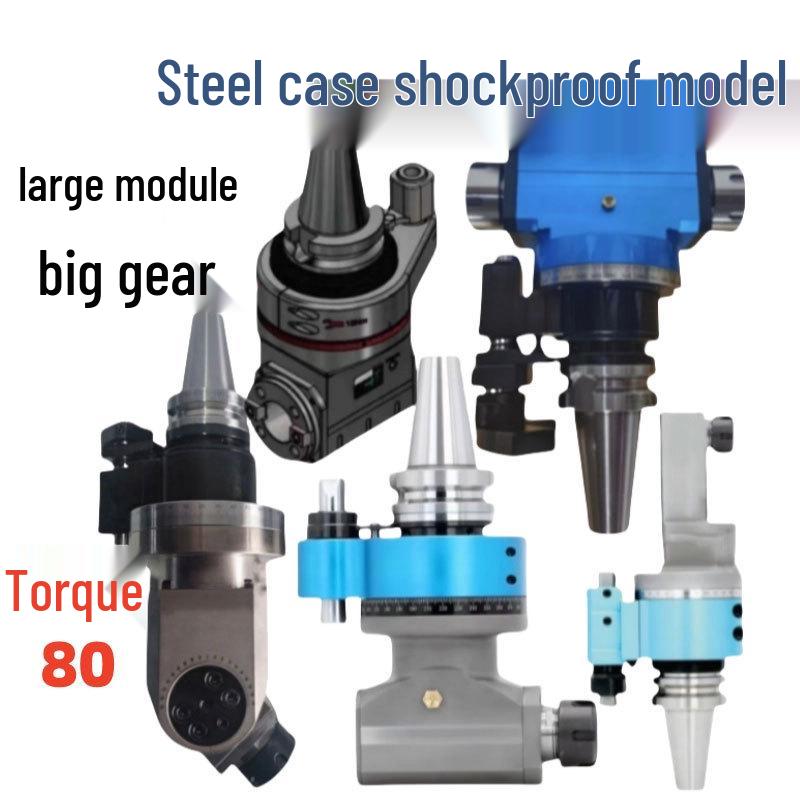 BT40/ER32/ER25 & BBT50/ER40/B30 Doppelausgang Rechtwinklige Fräskopf