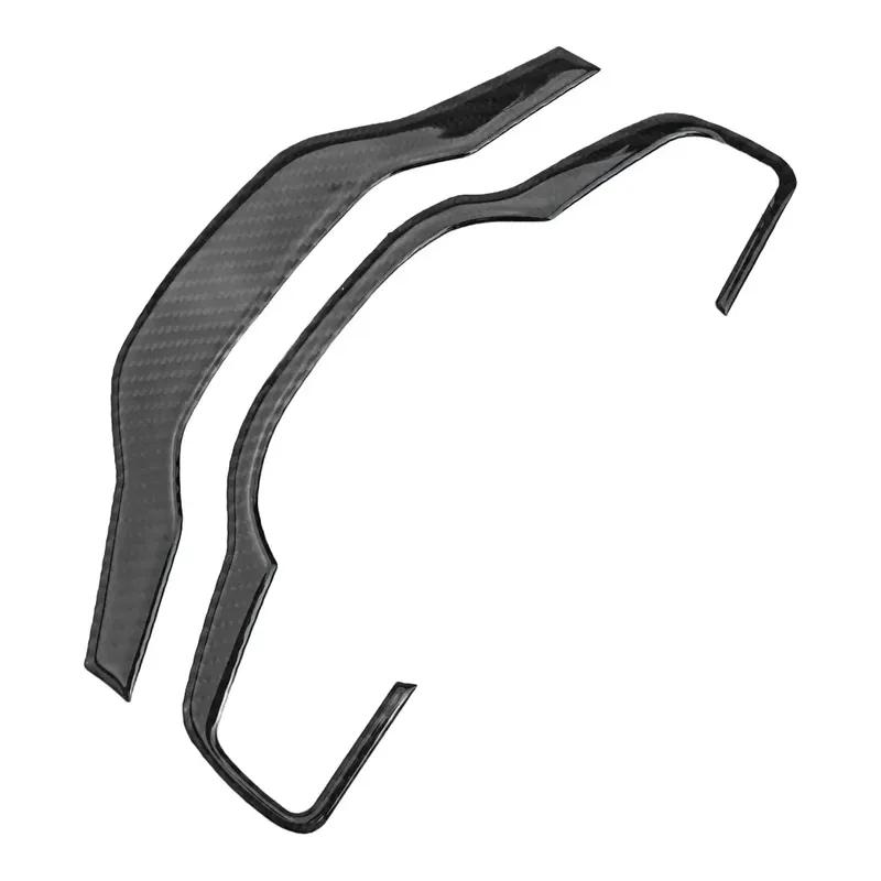 Carbon Fiber Color Steering Wheel Cover Trim For Jaguar F-TYPE 2013- Interior Decoration Steering Wheel Styling