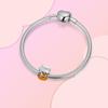 Kupfer Bienen Honigglas Gelbe Serie Anhänger Charm Passend Armband DIY Perle Frau Premium Schmuck Valentinstag Geburtstagsgeschenk