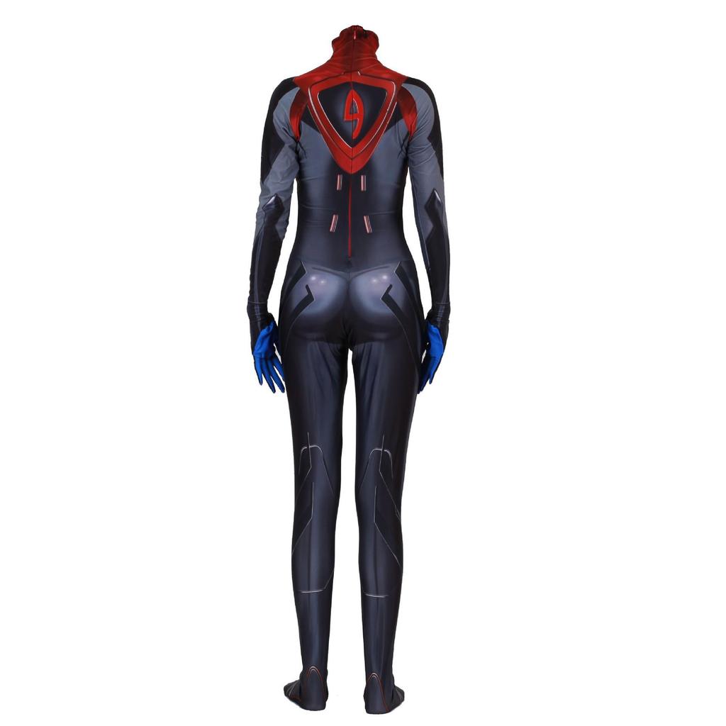 Costume Intero Cosplay Tuta da Battaglia Eva Asuka