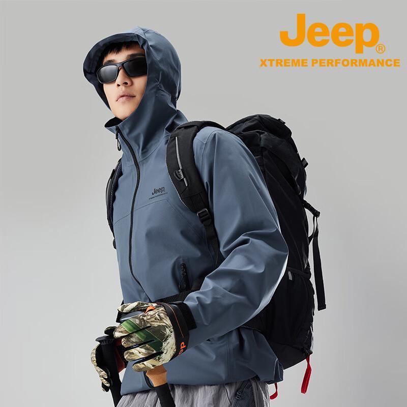 JEEP Unisex 2.5-Layer Outdoor Jacket J412074099 XS