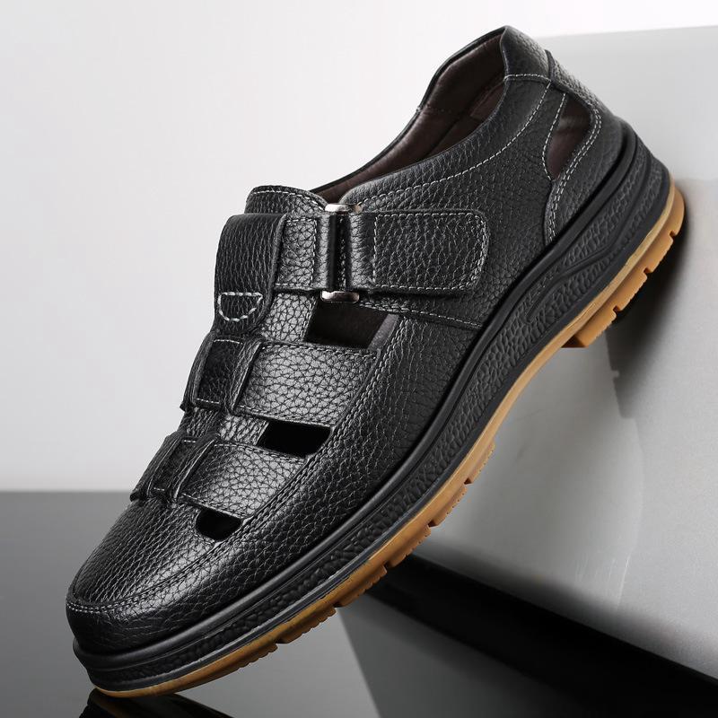 

Men s Perforated Anti-Slip Casual Shoe With Adjustable Laces Soft Sole Beach Shoe Fashiable And Trendy Lightweight Cool Shoes 38