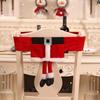 Cute Christmas Chair Cover Classic Elastic Chair Cover Elf Girl Skirt Chair Cover  Home Decoration