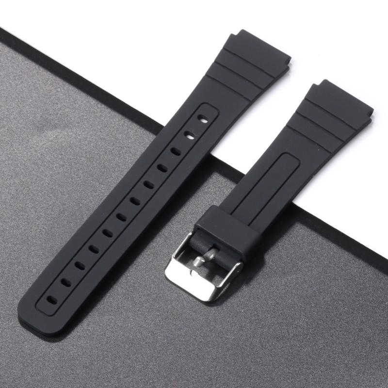 

Soft silicone strap compatible with CasioF91 AQ-S810WWaterproof Silicone Watch Strap18mm 18mm