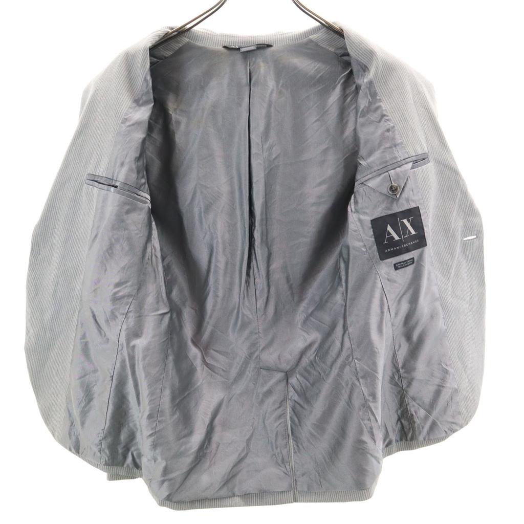 ARMANI EXCHANGE Striped Pattern tailored jacket 34 gray Men's Used